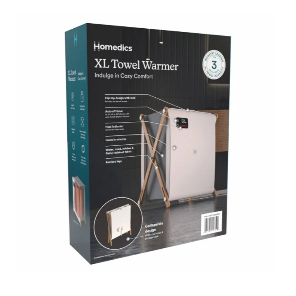 Homedics XL Towel Warmer – Luxe Spa Edition - Picture 9 of 10